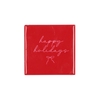 Tile Happy Holidays Bow 10x10x1cm Nm