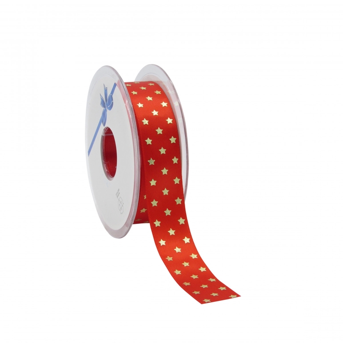 <h4>Christmas Ribbon Twinkling star 23mm 25m</h4>