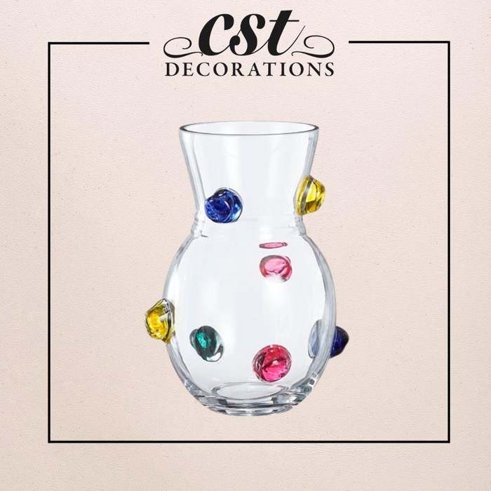 Glas Vaas Spots d19*24cm