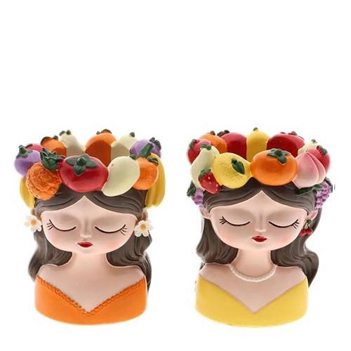 <h4>Ceramics Woman fruit pot 14*14*18cm</h4>