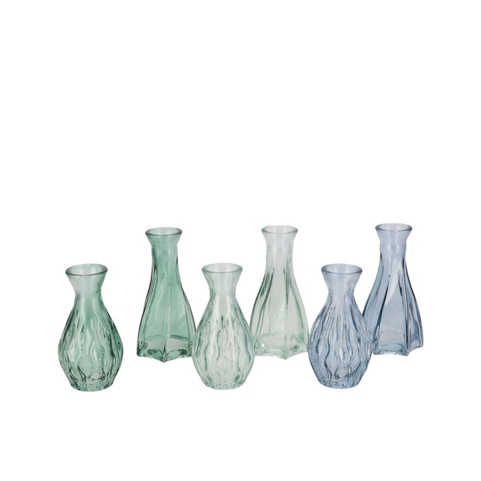 <h4>Fenna Green Mix Vase Flower Ass 6x12cm Nm</h4>
