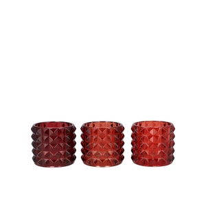 Jazz Jolly Red T-light Structure Ass 10x9cm