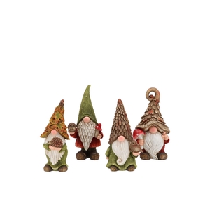 Wonderland Scottish Grey Gnomes 7x6x15cm