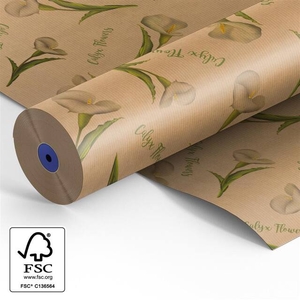 Papier rol 60cm br. kraft 40 gr Calyx Fowers 500m.