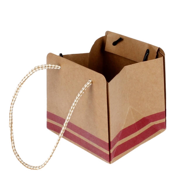 <h4>Bag Sporty carton 12.5x11.5xH12.5cm red 20/bag</h4>