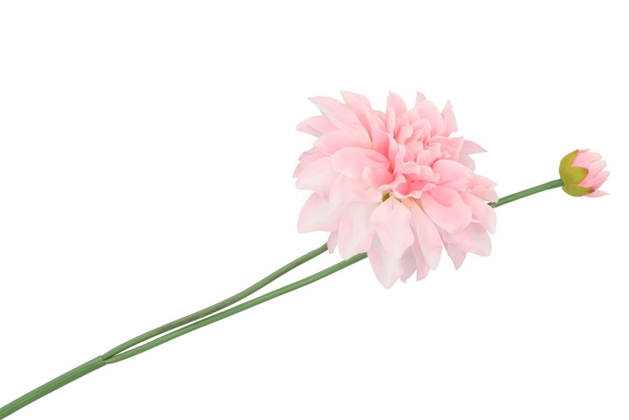 Silk Dahlia Spike Light Pink 78cm