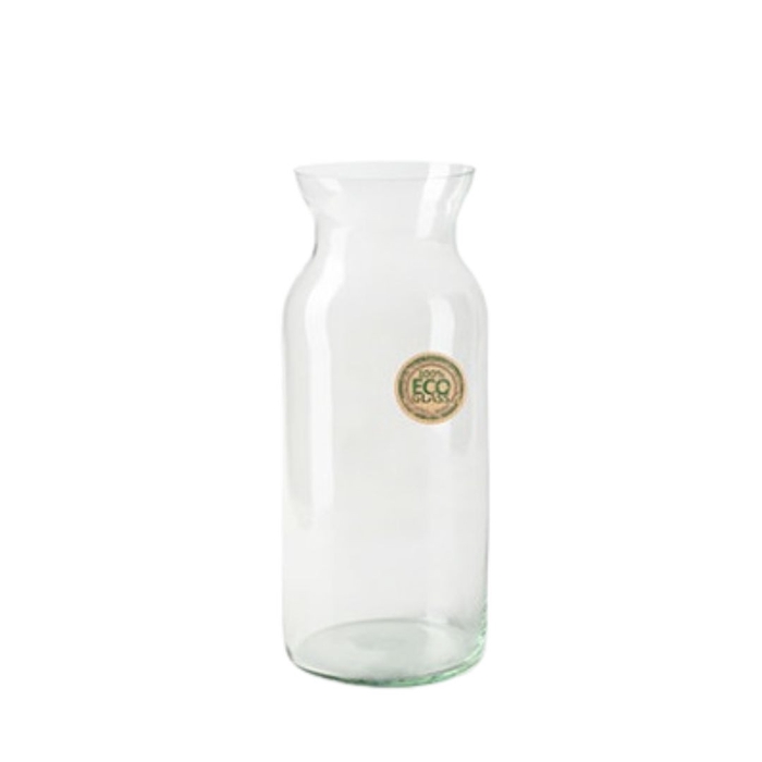 <h4>Glas Eco flesvaas d09*24cm</h4>