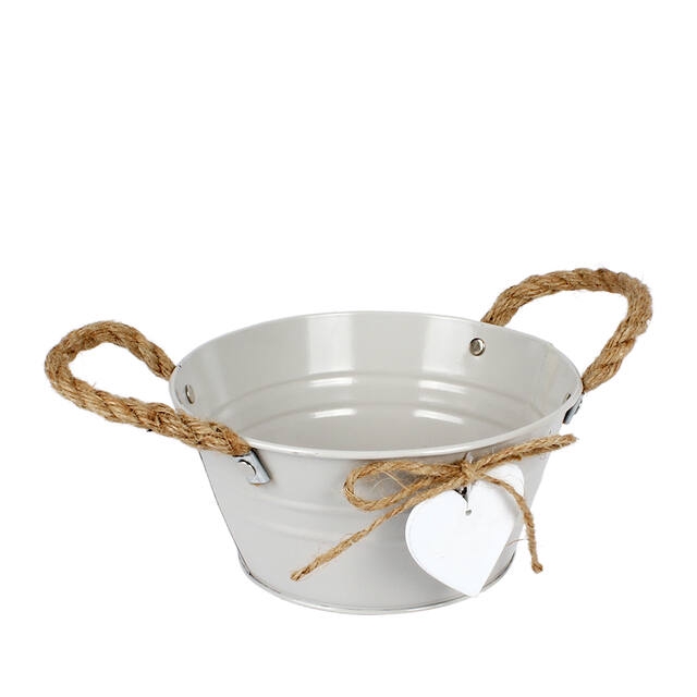 <h4>Bowl Oxford zinc ant. creme D.18.5xH9cm</h4>