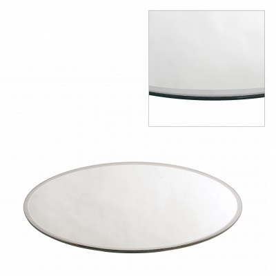 <h4>Glas Bord spiegel rond d40cm</h4>