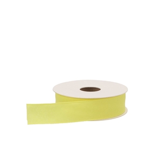 Ribbon Textile (nr.55) Yellow 25mm A 20 Meter