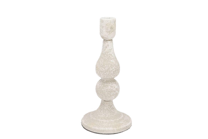 Kaya White Candle Holder 11x23cm