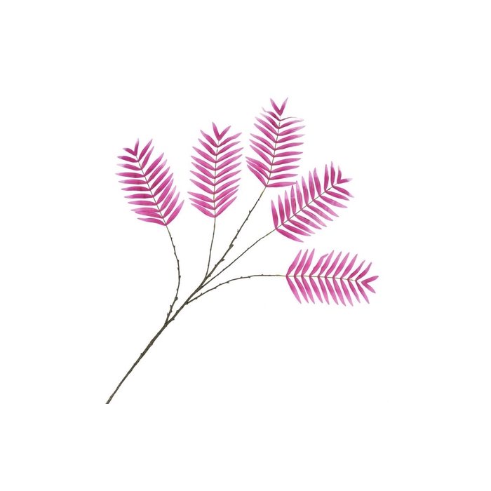 <h4>Silk Palm Leaf Purple 125cm</h4>