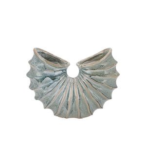 Sifan Blue Vase Shell 26x8x21cm