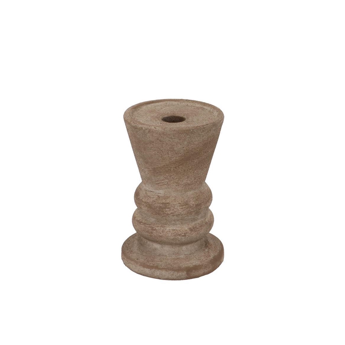 <h4>Florence Antique Bronze Candle H 10x10x16cm Nm</h4>