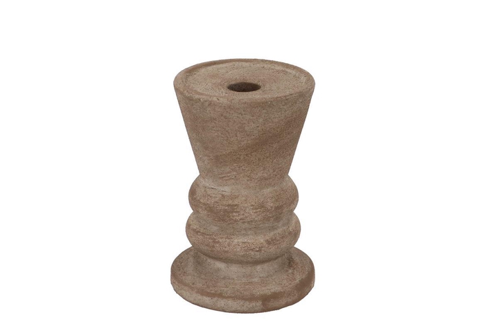 Florence Antique Bronze Candle H 10x10x16cm Nm