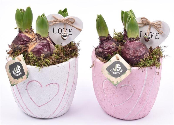 <h4>Cement pot met hart decor mix 14cm</h4>