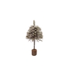 Festive Tree Poplar Moss With Snow 20x20x50cm