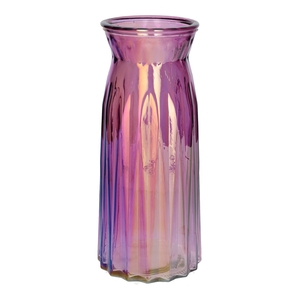 DF02-664128400 - Vase Ruby2 d10/11xh24 lavender + pearl