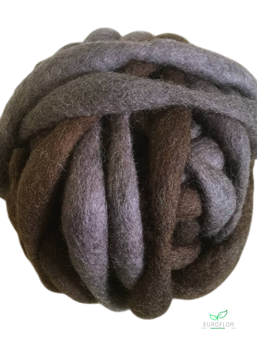 FELT BALL AUBERGINE