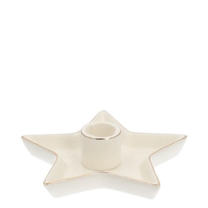 Kerst Kandelaar ster d15*3.5cm