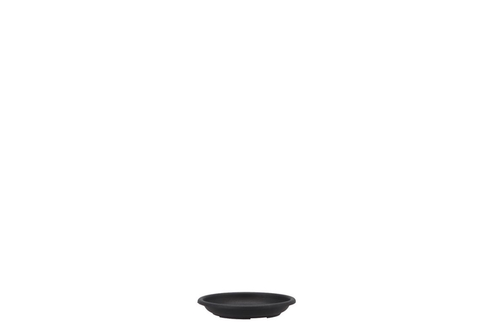 Flowermaterial Plastic Saucer 10cm Black Set Of 10