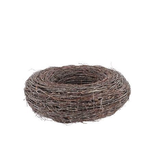 Wreath Birch Tree Whitewash 40x13cm