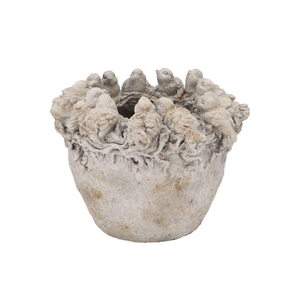 Concrete Sparrow Grey Nest 27x27x21cm Nm