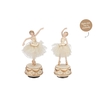 Glowy Cozy Gold Ballerina Music Box Ass 11x8x22cm