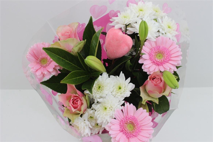 <h4>Boeket 3 Roos 3 Germini Roze (mother´s Day)</h4>