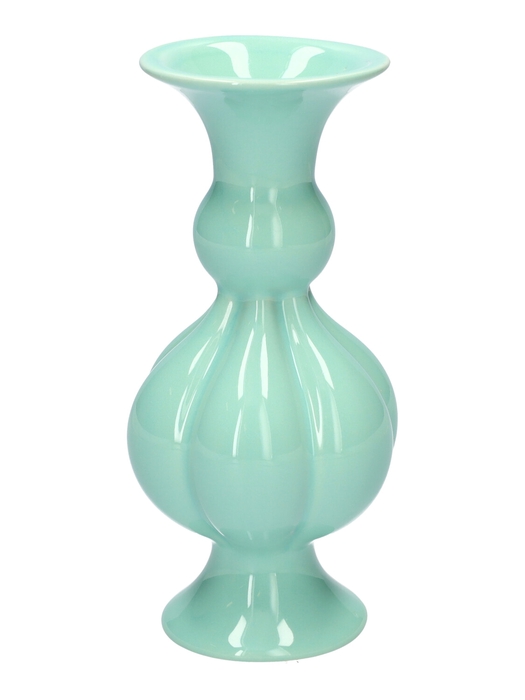 <h4>DF03-666802300 - Vase Celia2 d6.7/8xh16.8 l.blue</h4>