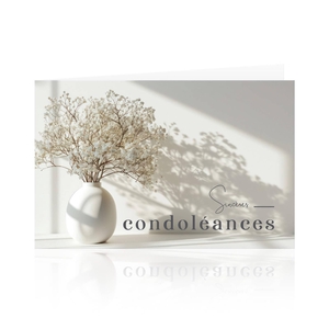 Sincères condoléances (1109905F)
