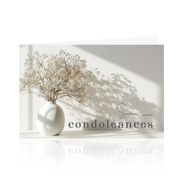 <h4>Sincères condoléances (1109905F)</h4>