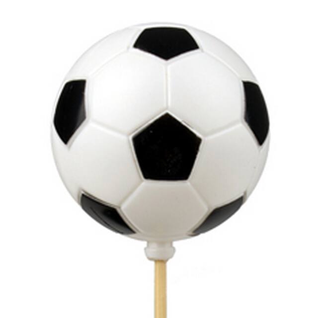 <h4>Pick Football Ø6cm+50cm stick white/black</h4>