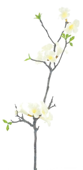 <h4>Weigelia flower branch cream 110cm</h4>