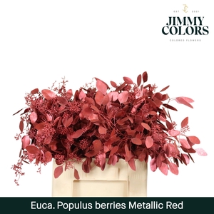 Pop bes per bos 200g Metallic rood