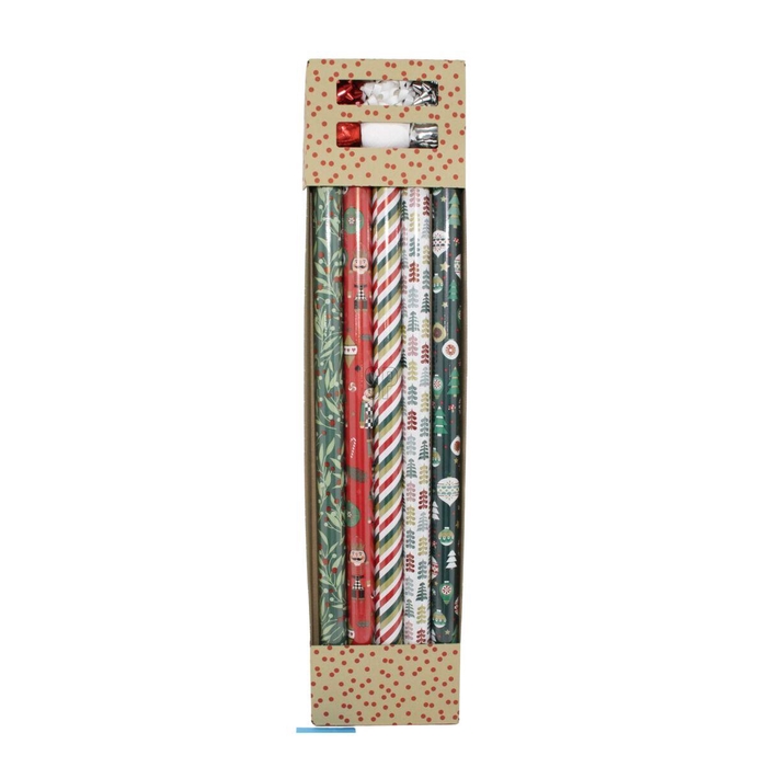 <h4>Christmas Wrapping paper 70cm+ribbon x11</h4>