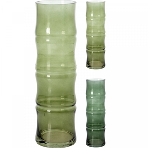 Glass vase bamboo d09 31cm