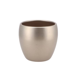 Vinci Champagne Flower Pot 14x13cm