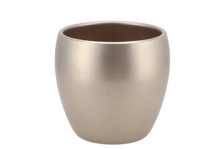 <h4>Vinci Champagne Flower Pot 14x13cm</h4>