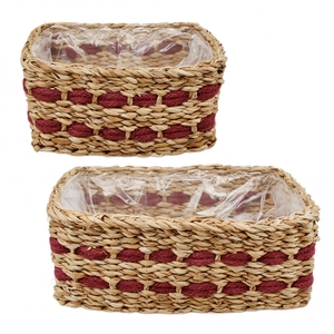 Basket sets Yara tray S/2 27*17*10cm