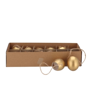 Eggs Chicken Open With Rope Gold P/12