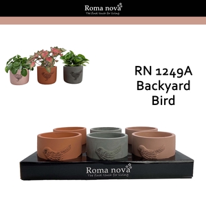 Dec Keramiek Rom 1249A  Backyard Bird (Ø10cm)