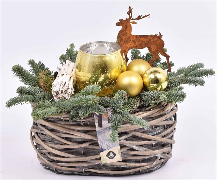 <h4>Wilg mand ovaal girjs 22x13cm</h4>