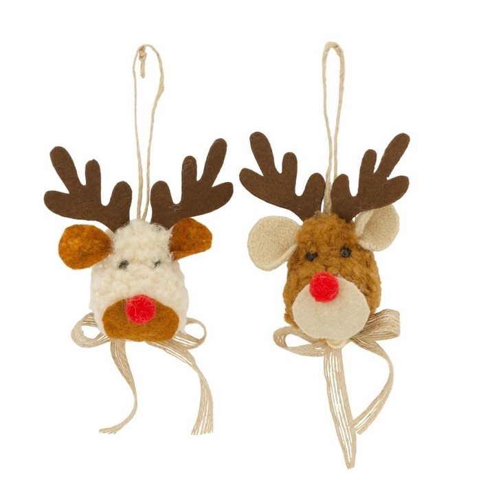 <h4>Kerst Hanger rendier 9*6*16cm</h4>