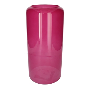 DF02-883921900 - Vase Bouton d13.5/18.5xh30 fuchsia milky Eco