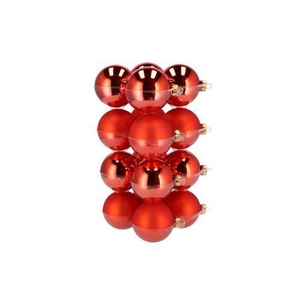 Glass Ball Orange 80mm P/16