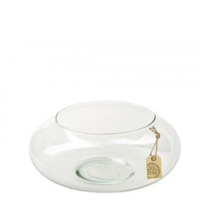 Glas Eco schaal d25*10cm
