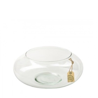 Glas Eco schaal d25*10cm