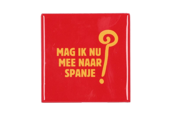 <h4>Tile Mag Ik Nu Mee Naar Spanje 10x10x1cm Nm</h4>