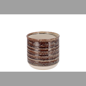 Bella Brown Pot 11x11x9cm